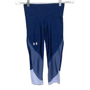 Under Armour Compression HeatGear Capri Leggings Womens XS Athleisure Activewear